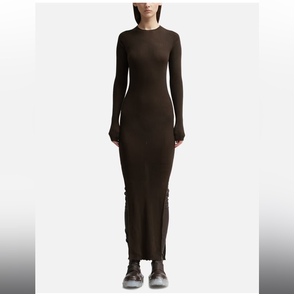 Rick Owens Ribbed Maxi Dress
